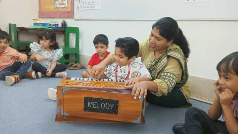 Students participating in extracurricular activities