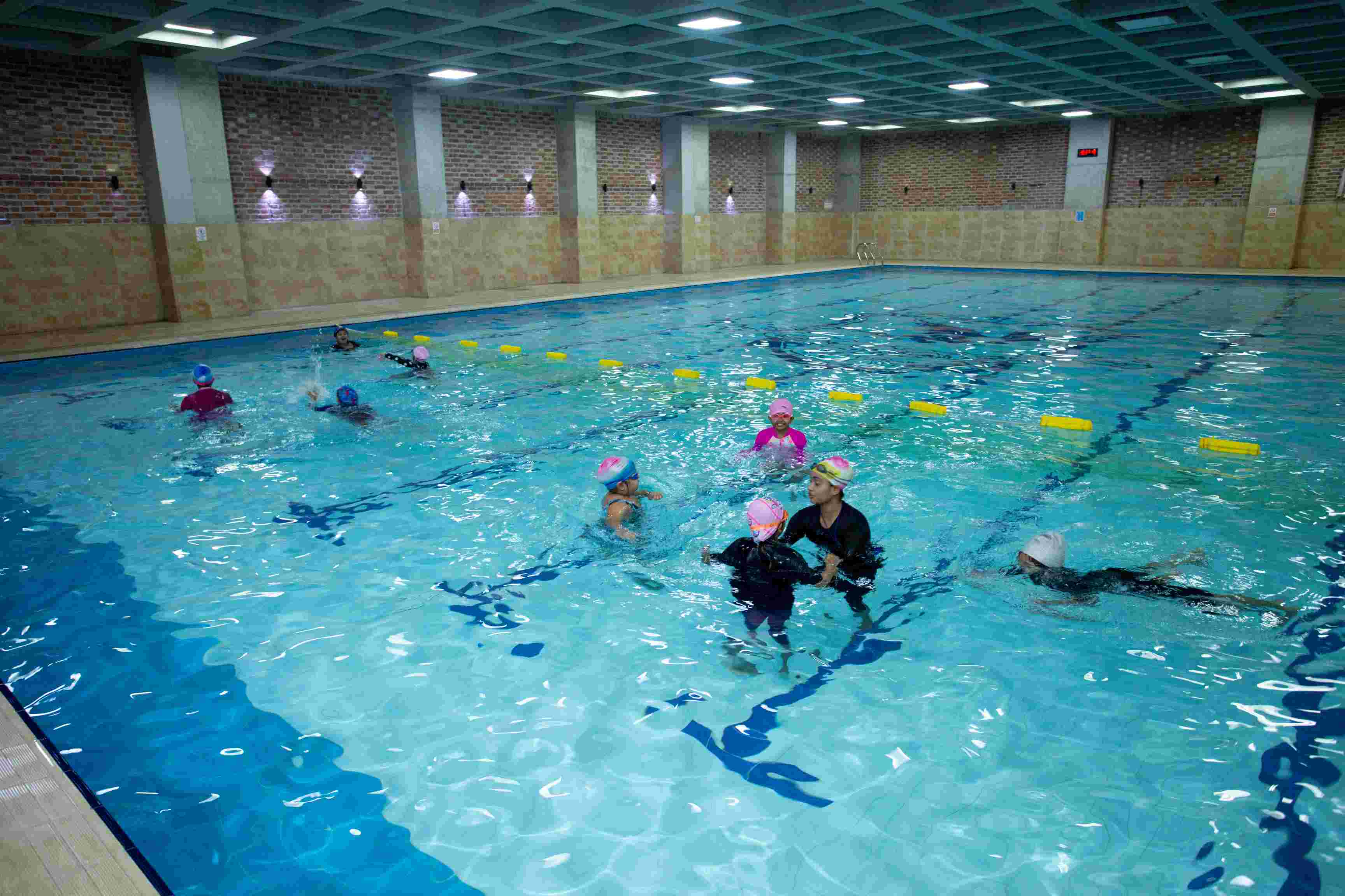 Swimming and wellness facility at Sir John Wilson School